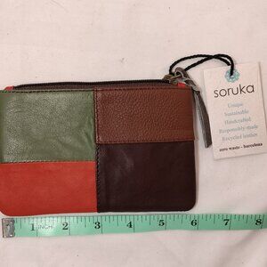 Soruka Zahra Patchwork‎ Coin Pouch NWT